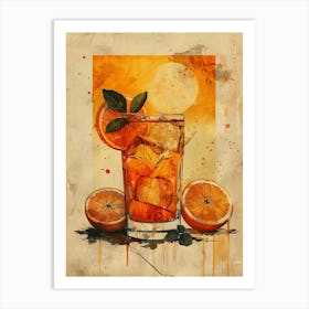 Orange Iced Tea 20 Art Print