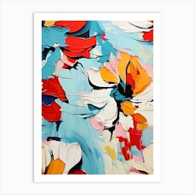 Abstract Floral Painting 7 Art Print