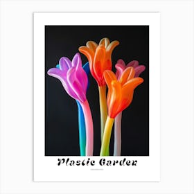 Bright Inflatable Flowers Poster Kangaroo Paw 4 Art Print
