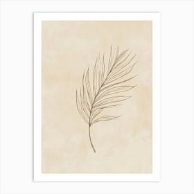 Feather Leaf Art Print