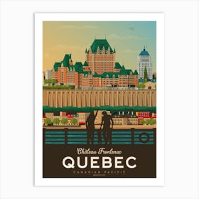 Quebec Canada Art Print