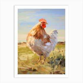 Bird Painting Chicken 2 Art Print