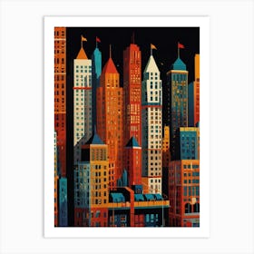 Cityscape 13 Art Print