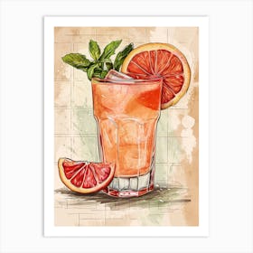 Paloma Inspired Watercolour Art Print