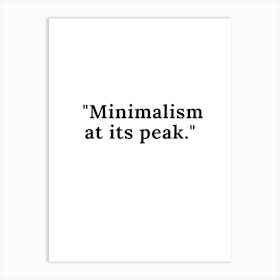 Black and white minimalist art print Affiche