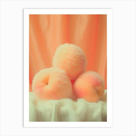 Fuzzy Peaches 1 Art Print