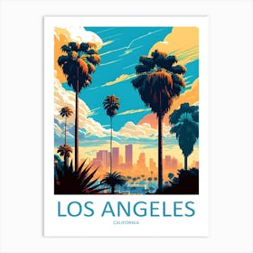 Los Angeles Travel 1 Art Print