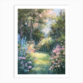  Floral Garden Reverie 1 Art Print