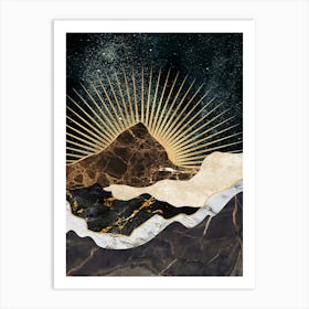 Mountains In The Sky Art Print