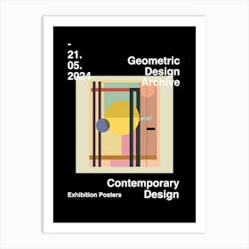 Geometric Design Archive Poster 63 Art Print