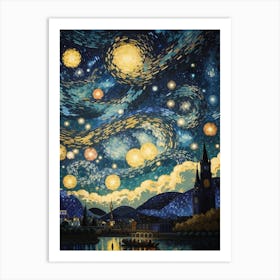 Starry Night Print Art Print