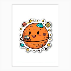 Venus Sticker Art Print