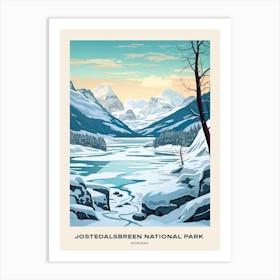 Jostedalsbreen National Park Norway 1 Poster Art Print