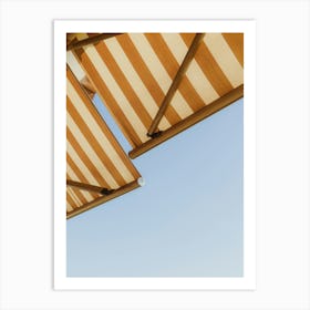 Striped Awning Art Print