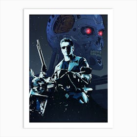 Terminator Bike Art Print