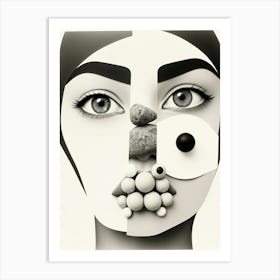 Abstract Face Art Print