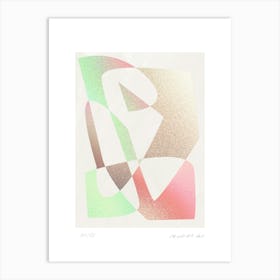 Simple art line no 49 Art Print