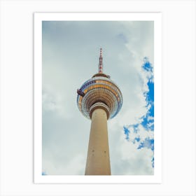 The Tv Tower Of Berlin That Located On The Alexanderplatz 5 Art Print