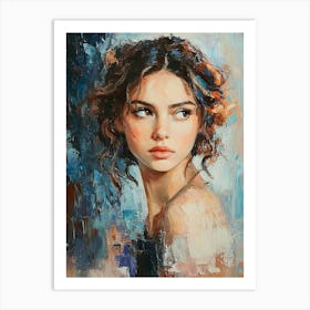 Portrait Of A Woman 7 Art Print