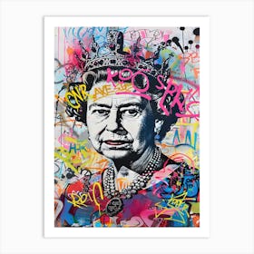 Queen Elizabeth Ii Art Print