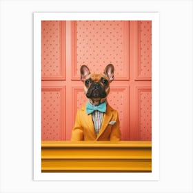 A French Bulldog Dog 3 Art Print