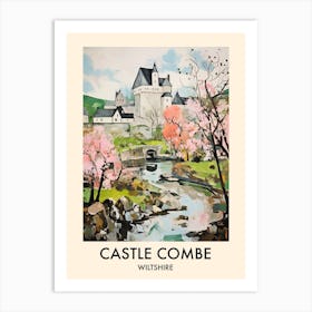 Castle Combe (Wiltshire) Painting 5 Travel Poster Art Print