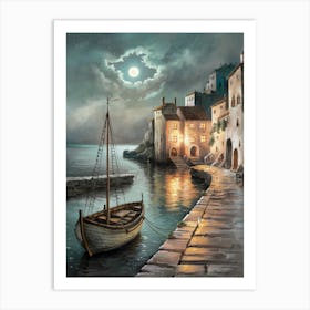 Night On The Water Art Print