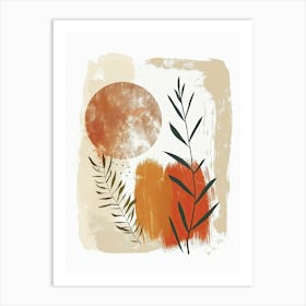 The Echo Of Sputnik Skies Mid Century Style Art Print