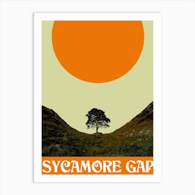 Sycamore Gap No Logo Art Print