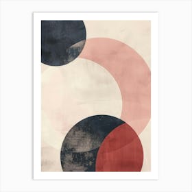 Abstract Circles Canvas Print 10 Art Print