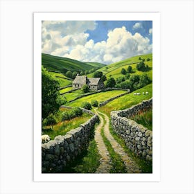 Rolling Hills Of Ireland 2 Art Print