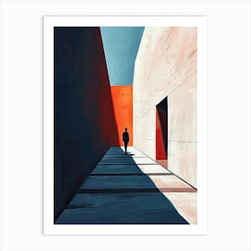 Shadows, Minimalism Art Print