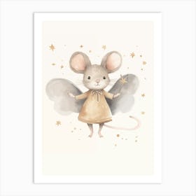 Fairy Mouse Nursery Art Print