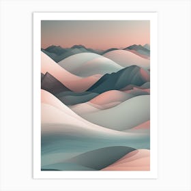 Abstract Landscape 2 Art Print