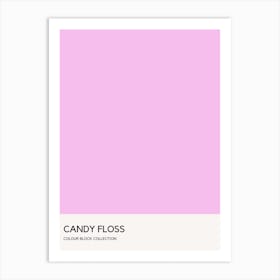 Candyfloss Colour Block Poster Art Print