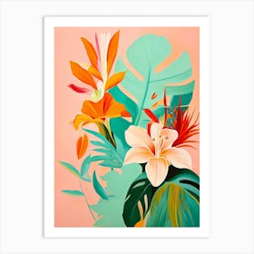 Tropical Flowers 8 Art Print