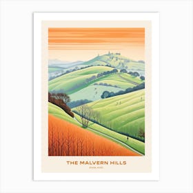 The Malvern Hills England 2 Hike Poster Art Print