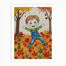 Fall Leaves Art Print