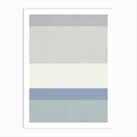 Grey And Blue Art Print