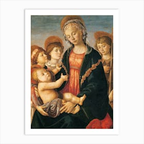 Sandro Botticelli Madonna And Child 2 Art Print