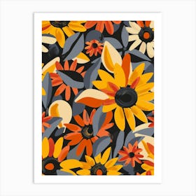 Sunflowers 101 Art Print