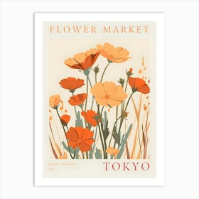 Flower Market Tokyo 1 Art Print