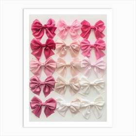 Bows art Art Print