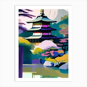 Ginkaku Ji Temple, 1, Japan Abstract Still Life Art Print