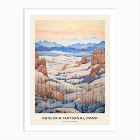 Sequoia National Park United States 3 Poster Art Print