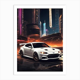 Futuristic Car Art Print