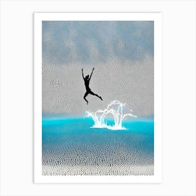 To The Water, Swimming Pool Art Print