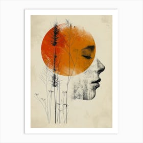 Portrait Of A Woman 1 Art Print