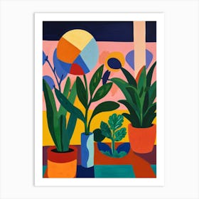 Potted Plants Art Print