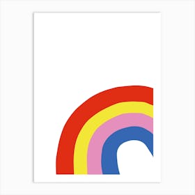 Rainbow In Corner Art Print
